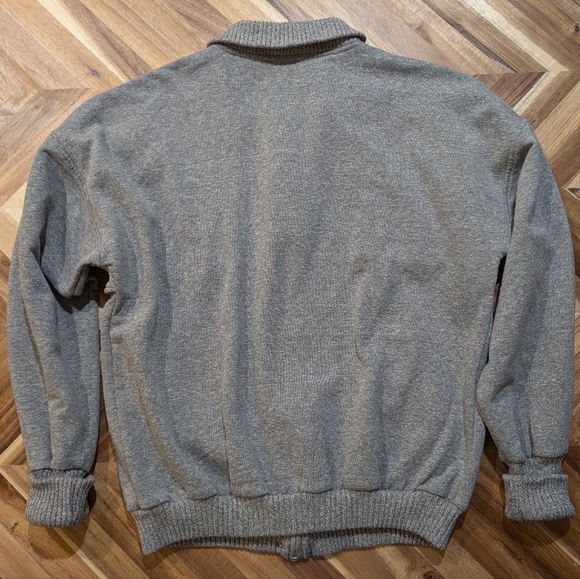 Vintage Unique Pierre Cardin‎ Bomber Sweater - Picture 9 of 12